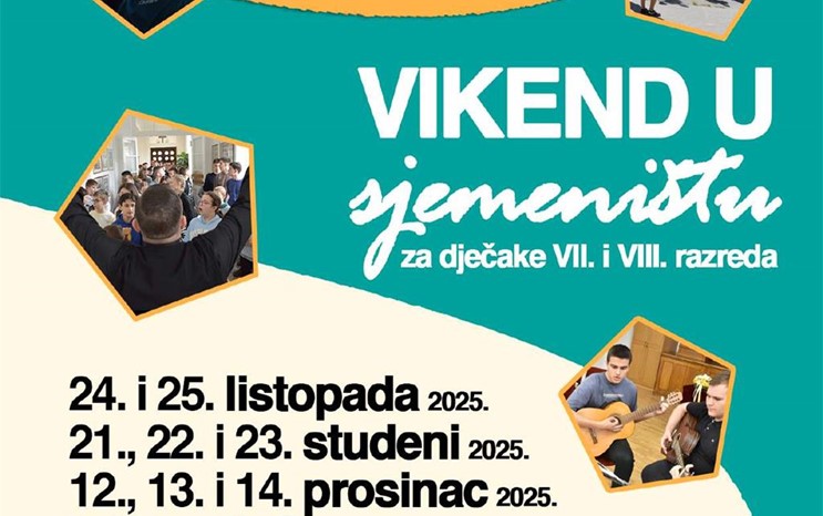 Novi ciklus "Vikenda u sjemeništu"